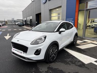 Voir le détail de l'offre de cette FORD Puma 1.0 EcoBoost 125ch S&S mHEV Titanium Powershift de 2022 en vente à partir de 21 499 € 