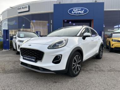 Voir le détail de l'offre de cette FORD Puma 1.0 EcoBoost 125ch mHEV Titanium 6cv de 2020 en vente à partir de 187.32 €  / mois