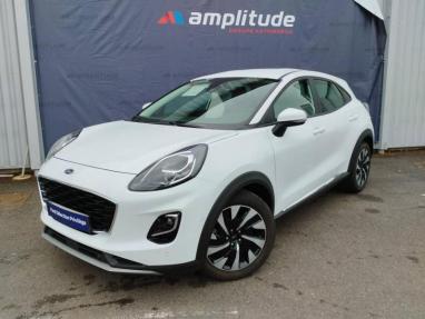 Voir le détail de l'offre de cette FORD Puma 1.0 Flexifuel 125ch S&S mHEV Titanium de 2024 en vente à partir de 224.33 € / mois
