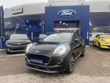 Voir le détail de l'offre de cette FORD Puma 1.0 Flexifuel 125ch S&S mHEV Titanium de 2024 en vente à partir de 288.52 €  / mois
