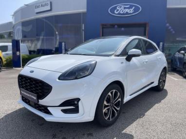 Voir le détail de l'offre de cette FORD Puma 1.0 Flexifuel 125ch S&S mHEV ST-Line de 2022 en vente à partir de 287.91 €  / mois