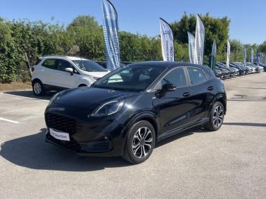 Voir le détail de l'offre de cette FORD Puma 1.0 Flexifuel 125ch S&S mHEV ST-Line de 2022 en vente à partir de 213.85 €  / mois