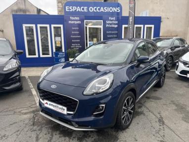 Voir le détail de l'offre de cette FORD Puma 1.0 EcoBoost 125ch S&S mHEV Titanium Powershift de 2023 en vente à partir de 216.09 €  / mois