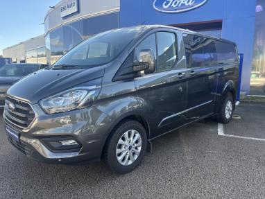 Voir le détail de l'offre de cette FORD Transit Custom Fg 320 L2H1 2.0 EcoBlue 170 S&S Cabine Approfondie Limited BVA6 7cv de 2023 en vente à partir de 43 999 € 