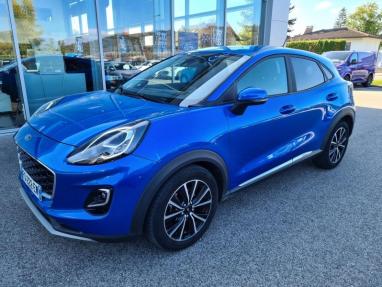 Voir le détail de l'offre de cette FORD Puma 1.0 EcoBoost 125ch mHEV Titanium 7cv de 2020 en vente à partir de 216.89 €  / mois