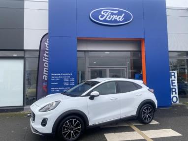Voir le détail de l'offre de cette FORD Puma 1.0 Flexifuel 125ch S&S mHEV Titanium de 2022 en vente à partir de 199.17 €  / mois