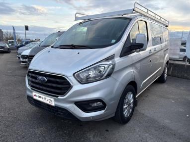 Voir le détail de l'offre de cette FORD Transit Custom Fg 320 L2H1 2.0 EcoBlue 170 Cabine Approfondie Limited 7cv de 2022 en vente à partir de 341.59 €  / mois